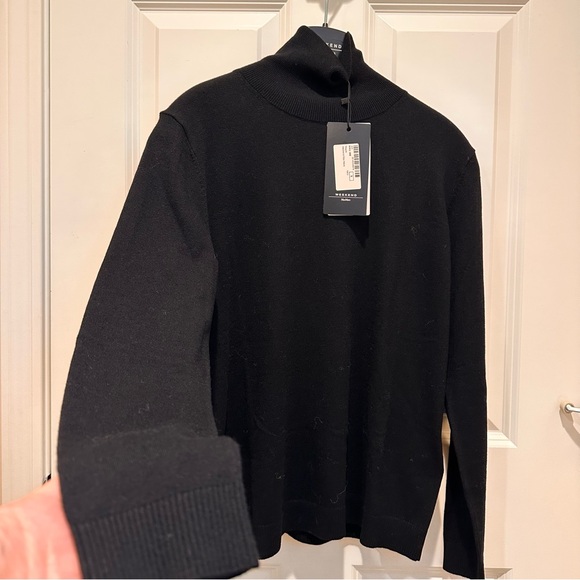 NewSeason Weekend Max Mara Silk  and Wool Polo-Neck Sweater Sz:S Fall/Winter - Picture 9 of 15